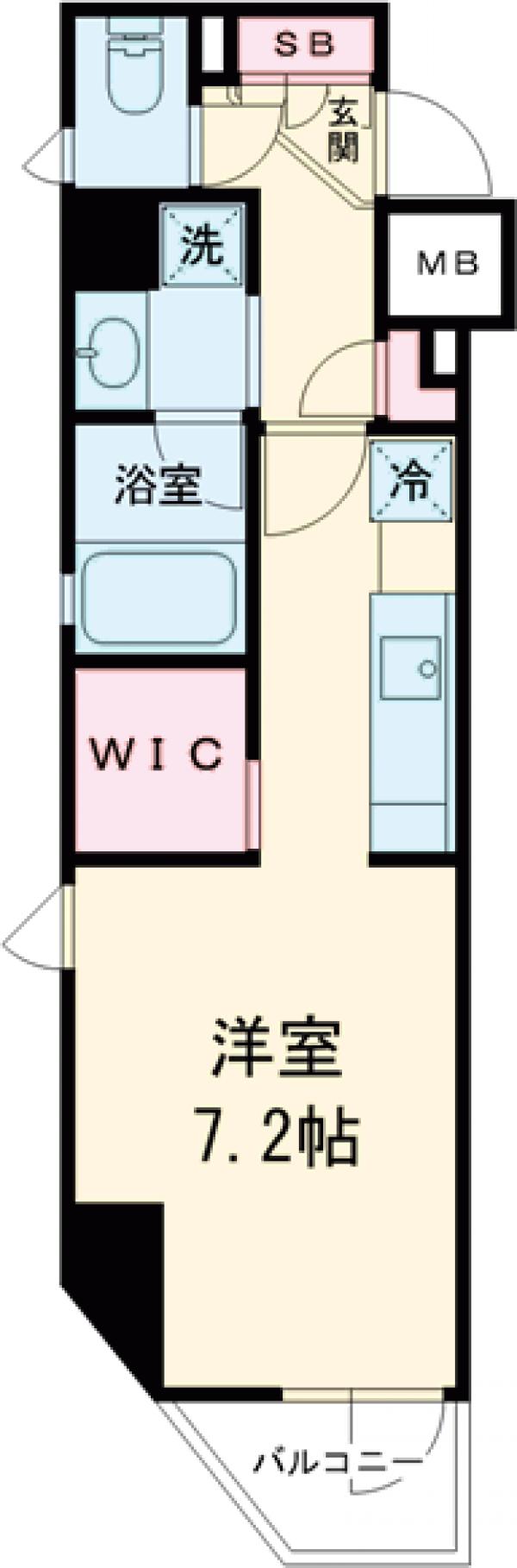 B CITY APARTMENT ITABASHI NORTの間取り