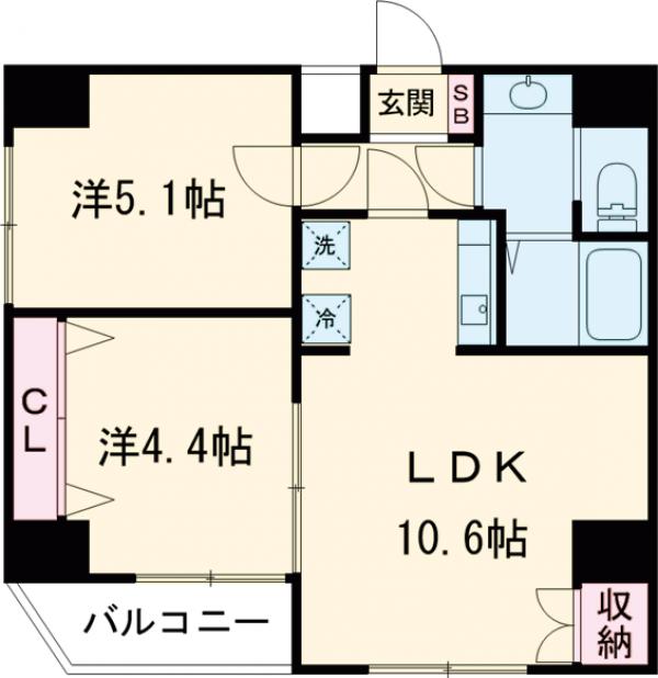 TOSCA大山の間取り