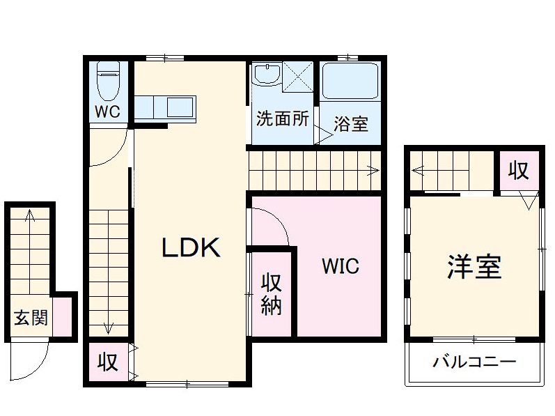 ヘリテイジ　２２１７の間取り