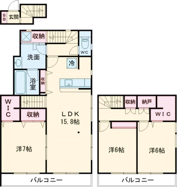 ステージクォリアップ経堂の間取り