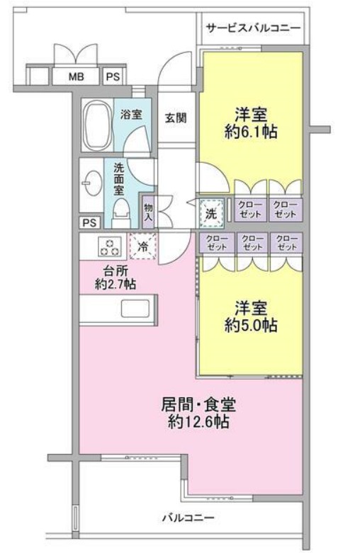 ホーフ横浜旭ヶ丘の間取り
