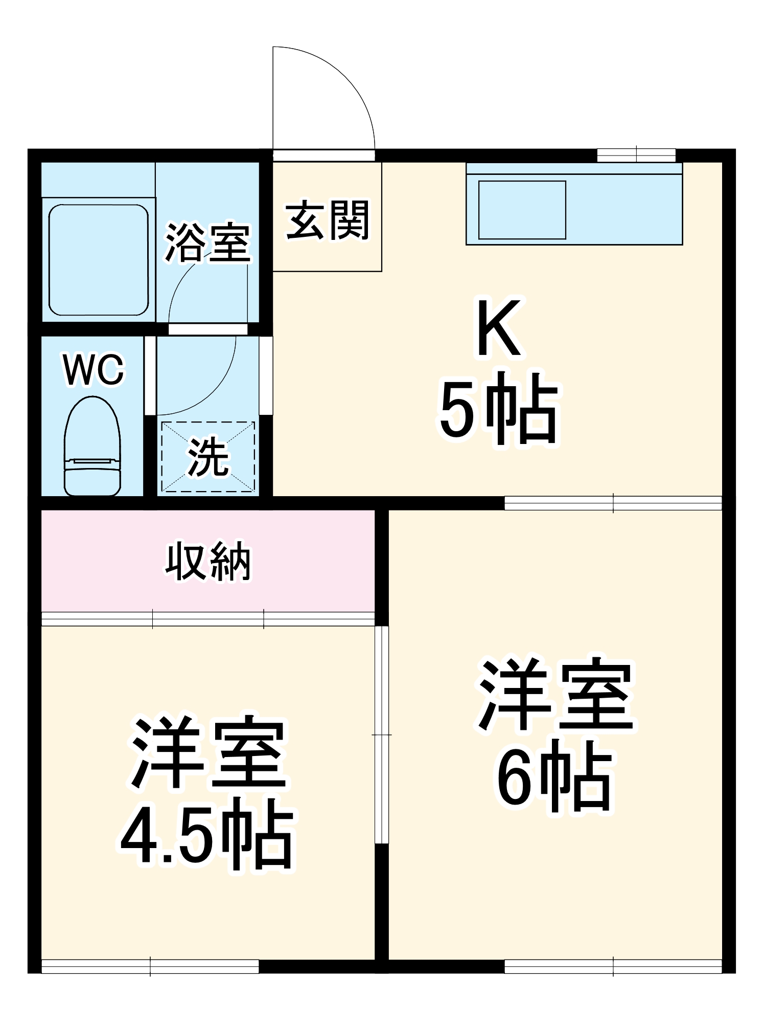 ハイツ菊名タウンの間取り