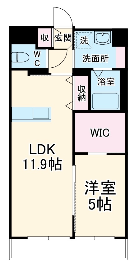 マノワールⅠの間取り