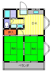 コスモプラザの間取り