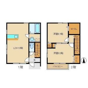 サウスヒルズ Eの間取り