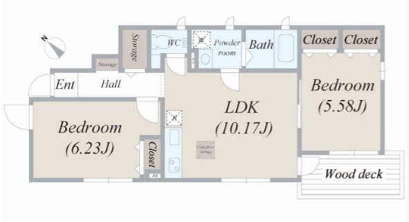 船橋３丁目8番地6号の間取り