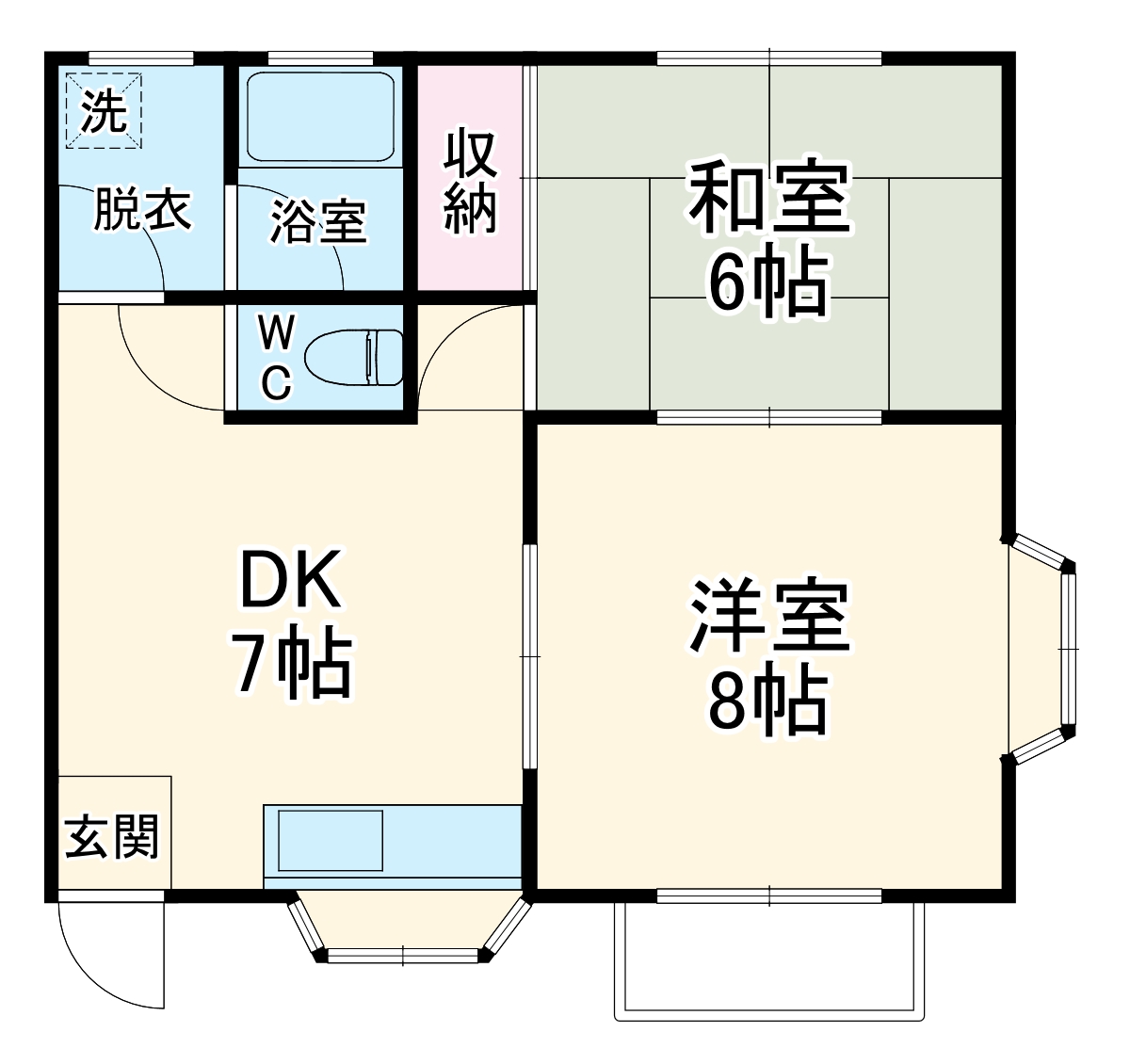 ハイツイマイの間取り