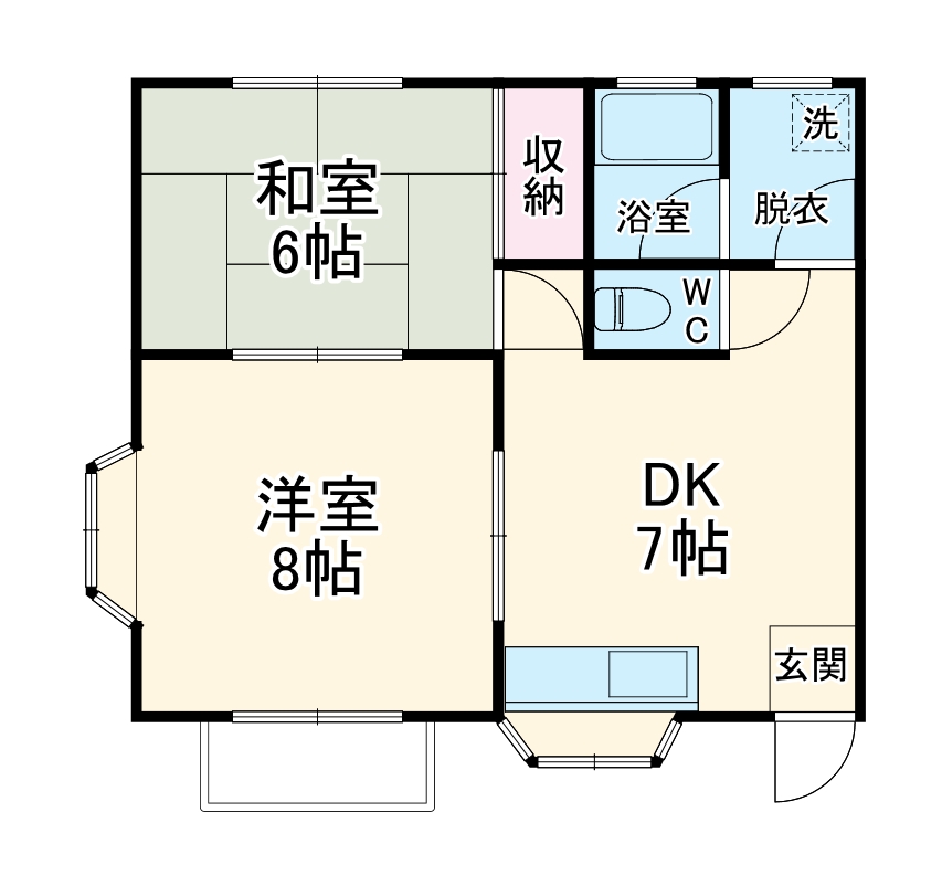 ハイツイマイの間取り