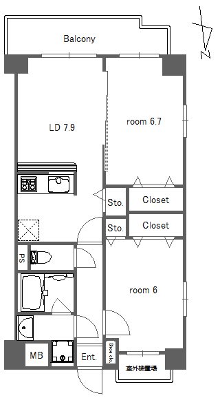 ミューズ高島平の間取り