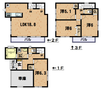 KB綱島HOUSEの間取り