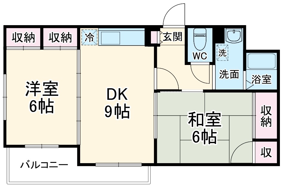 ボヌール東川口の間取り