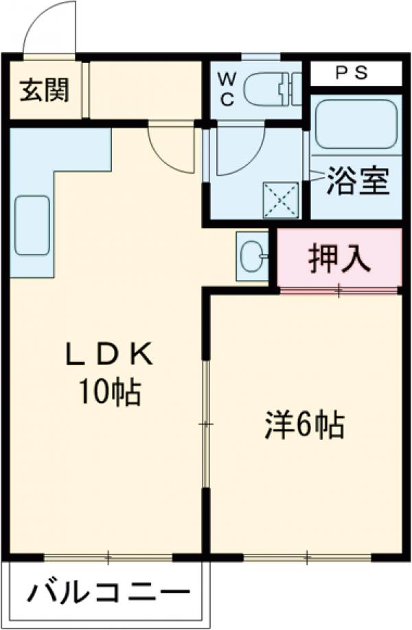 ドエルkasai No.2の間取り