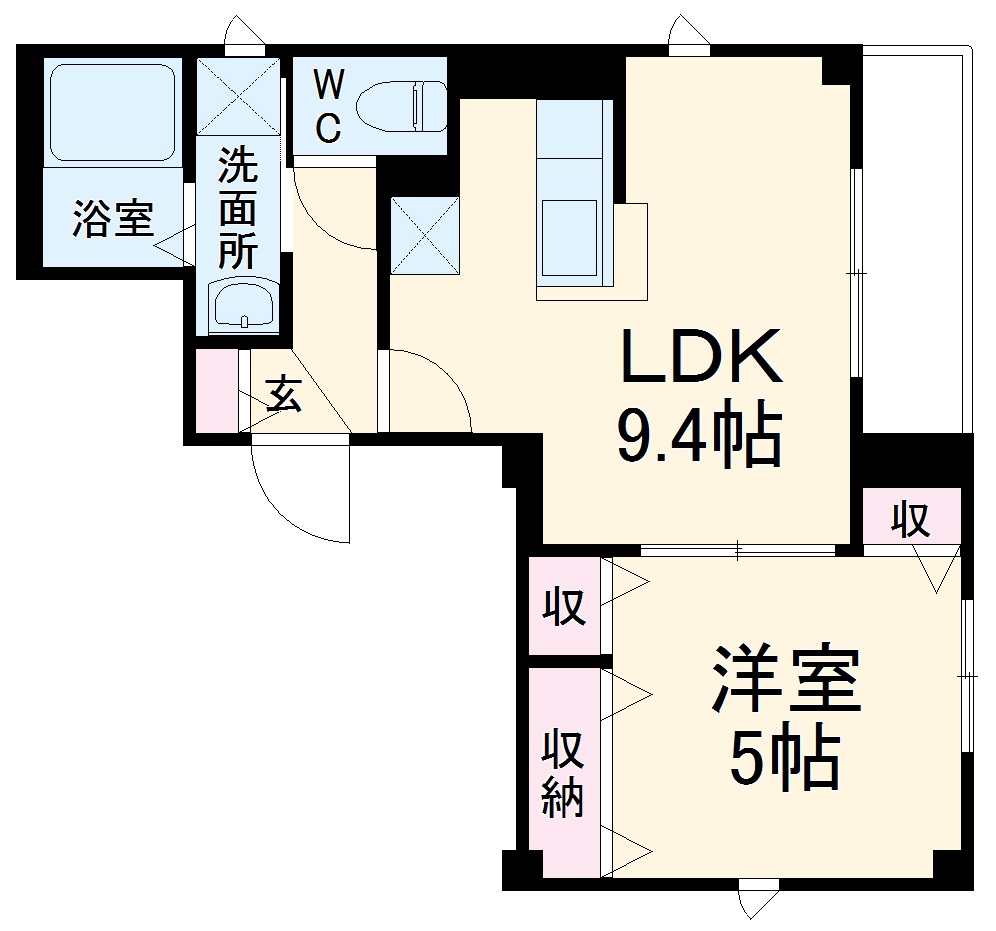 レポーソ並木の間取り
