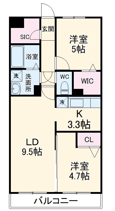 JEAN MARIEの間取り