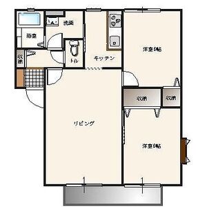 メゾンド・アランフェス A棟の間取り