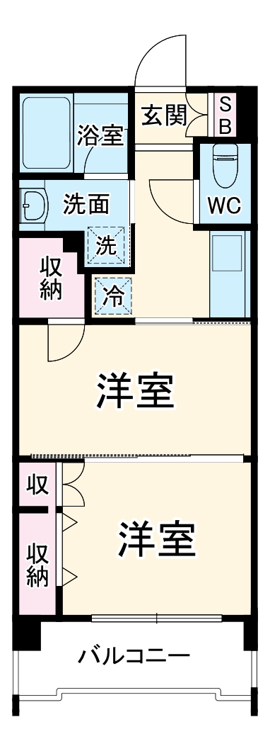 日神デュオステージ三ツ沢の間取り
