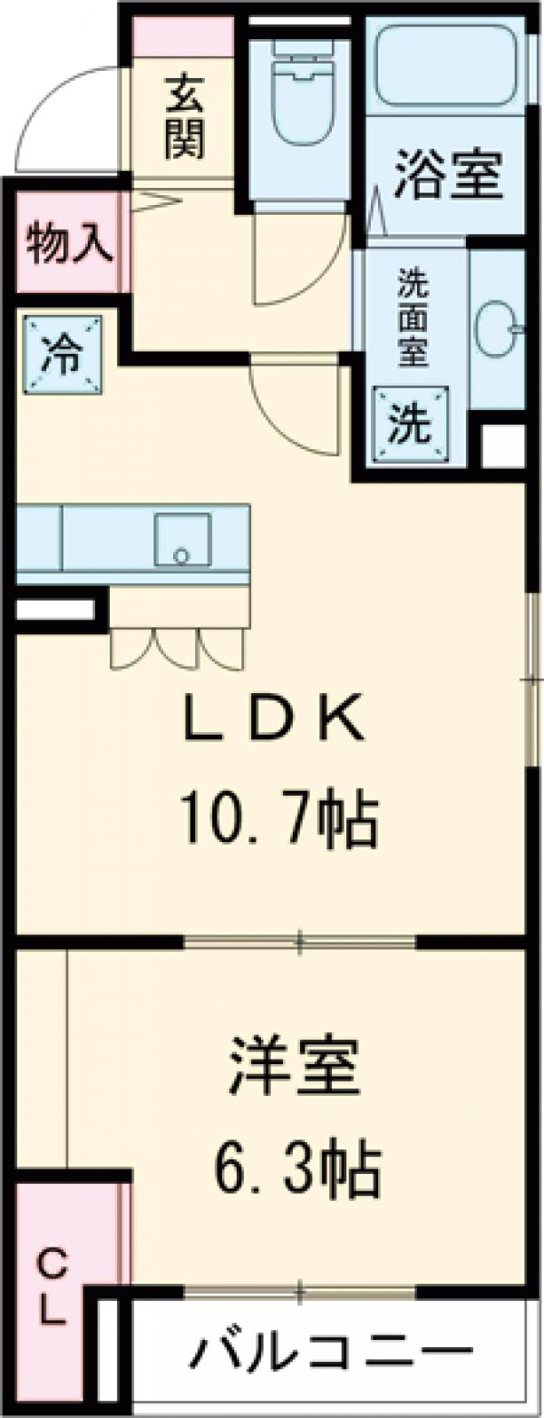 レジデンス葛西Ⅱの間取り