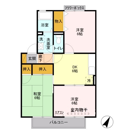 ヴァンベール東川口 Vの間取り