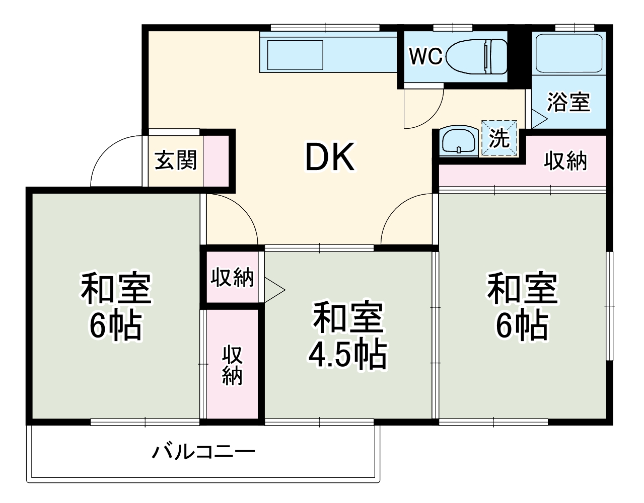 ハイム川口の間取り