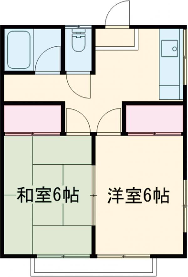 サニーコート(藤岡町)の間取り