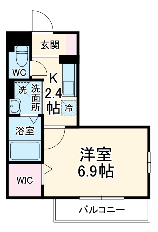 コンフォール新横濱 Iの間取り