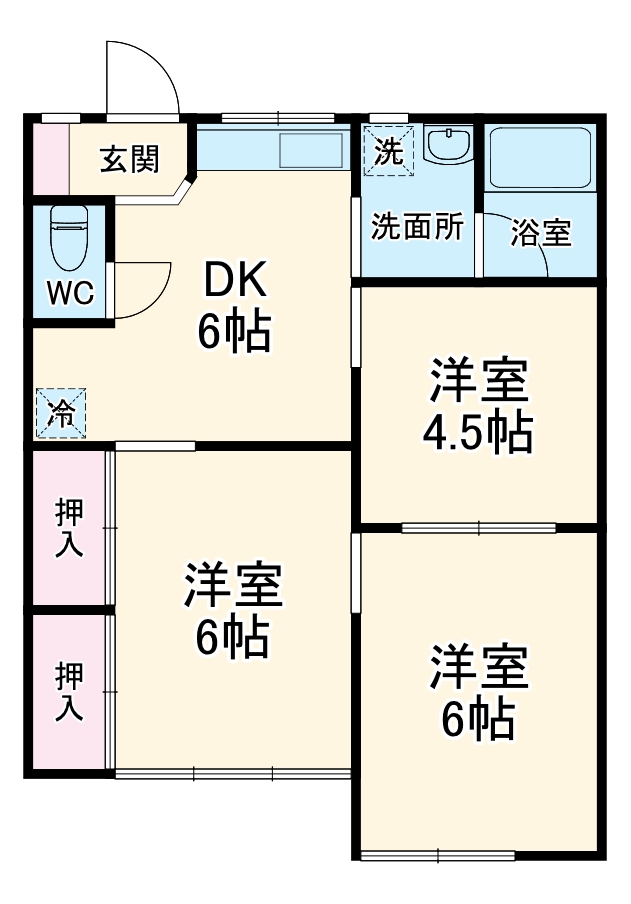 Tハイツの間取り