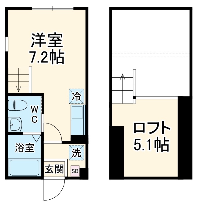 ハーミットクラブハウス東急菊名の間取り