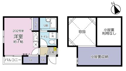 オヴェスト東武練馬の間取り