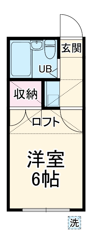 ハイツこうみの間取り