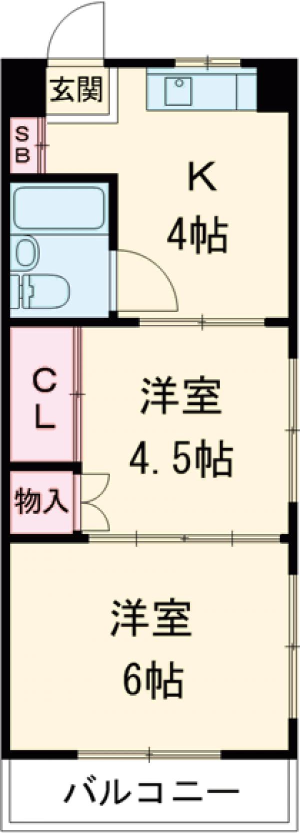 稲葉ビルの間取り