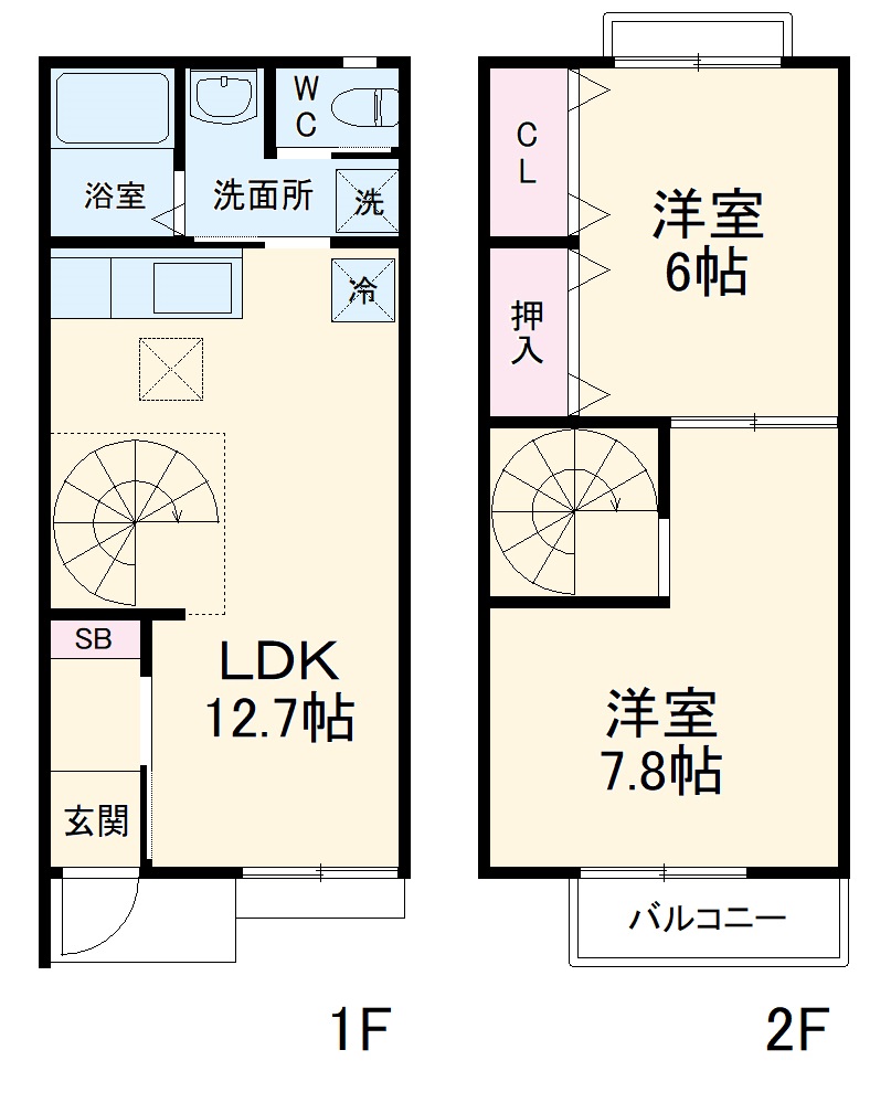 サンラルクの間取り
