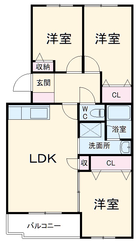 ドメーヌ・マロニエの間取り