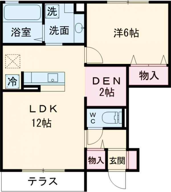 和 弐の間取り