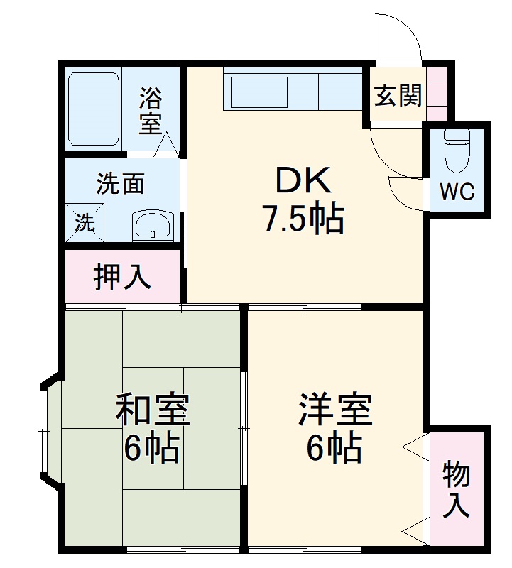 ハイツフロムエスの間取り