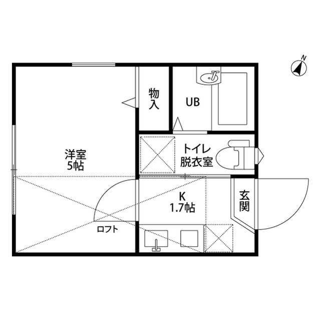 ディアコート篠原の間取り