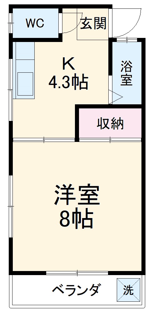 コーポIVYの間取り