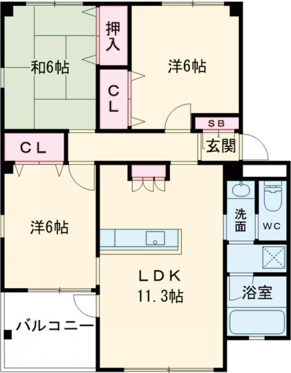 AS-ハウスの間取り