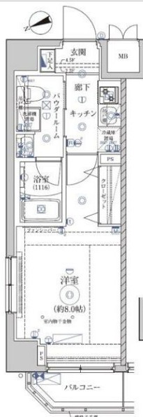 レアライズ葛西の間取り