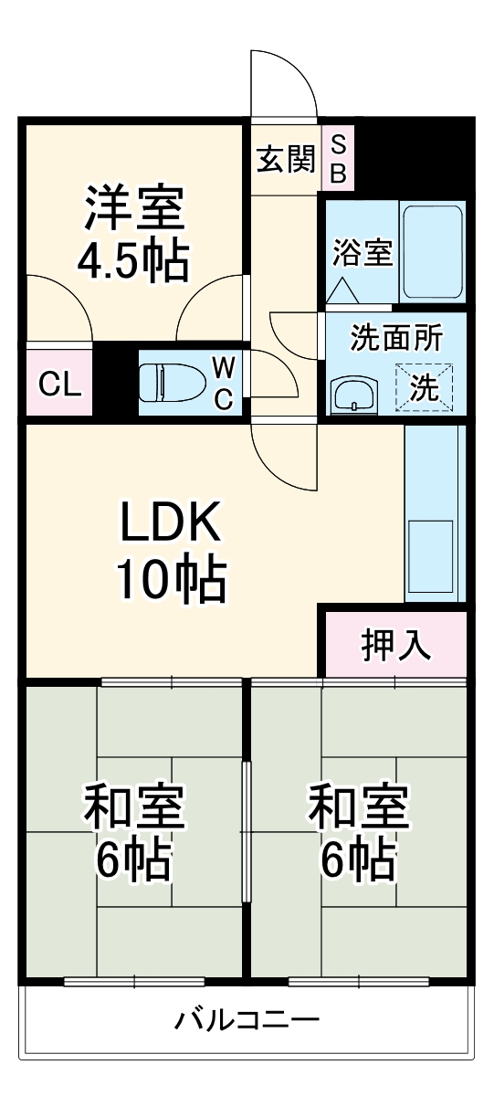 ファクタービルの間取り