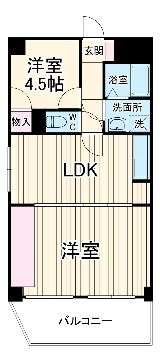 ファクタービルの間取り