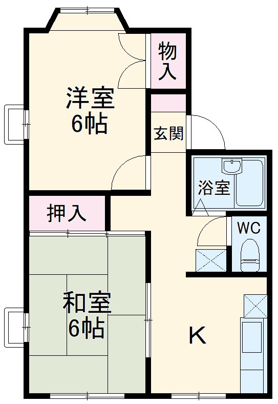 今川ハイツの間取り