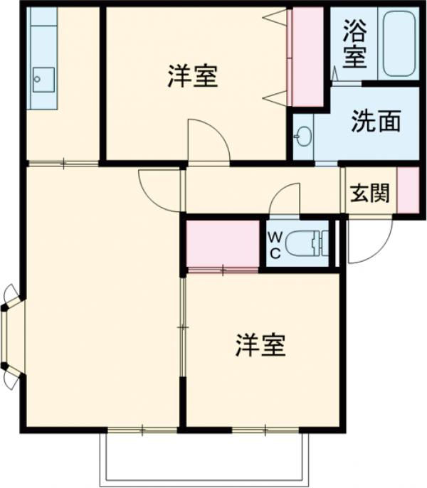 サンガーデン小山 Ⅰ号館の間取り