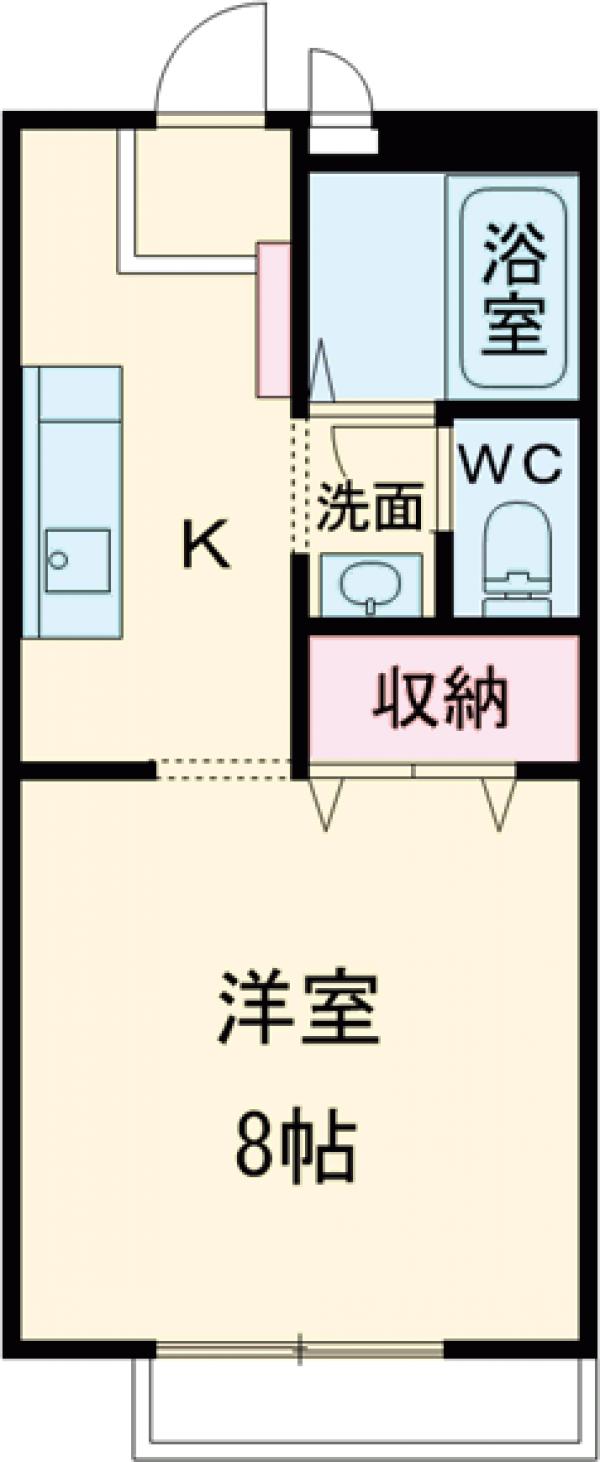 ガーデンコートジャスミン A棟の間取り