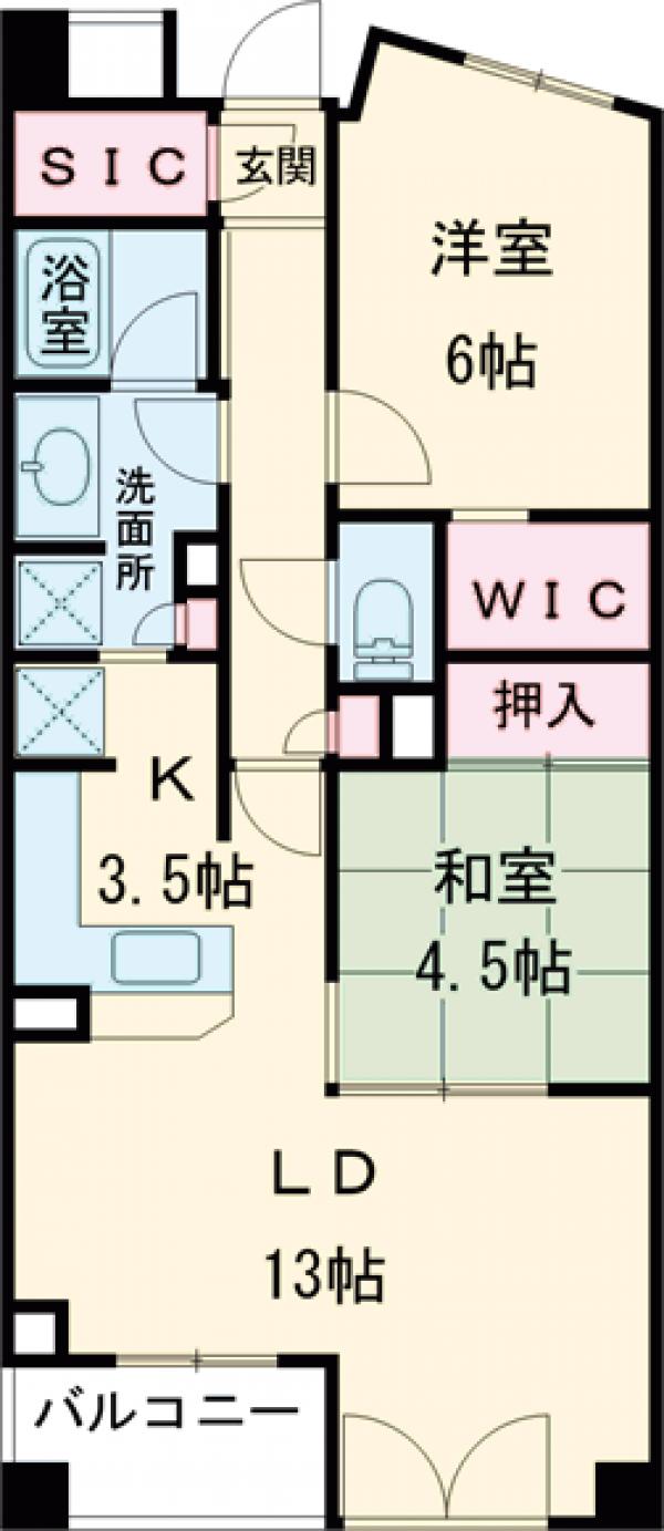 BELISTA常盤台の間取り