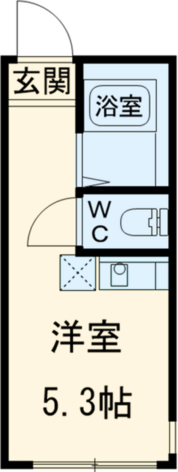クレールプレイス白楽の間取り