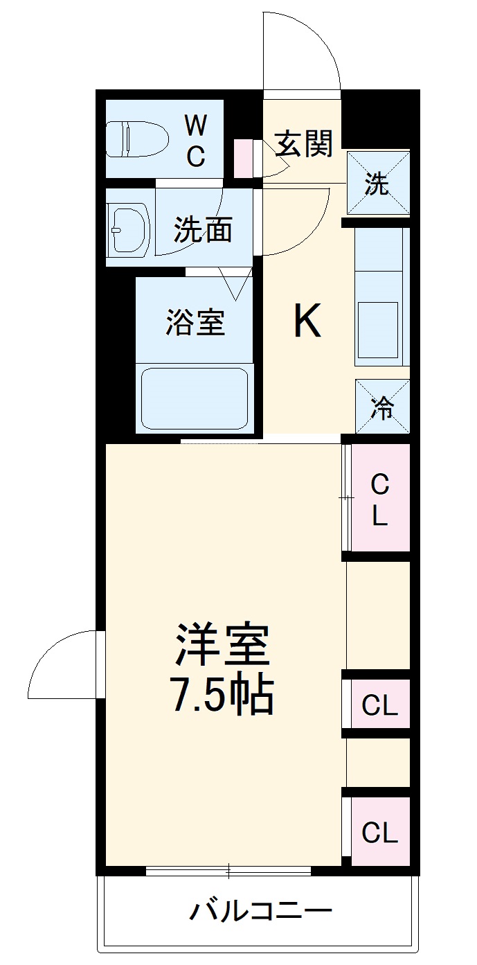 リブリ・アリエッタ アサミの間取り
