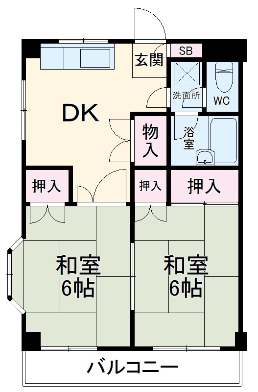 アーバンハイツの間取り