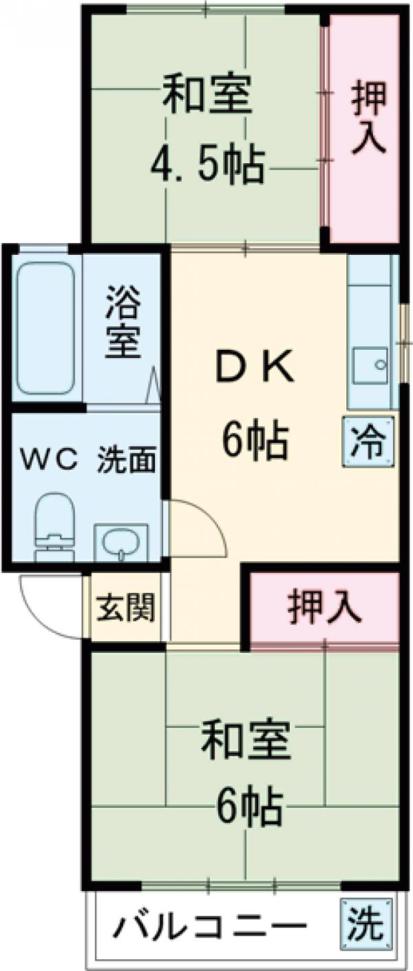 コーポカトレアの間取り
