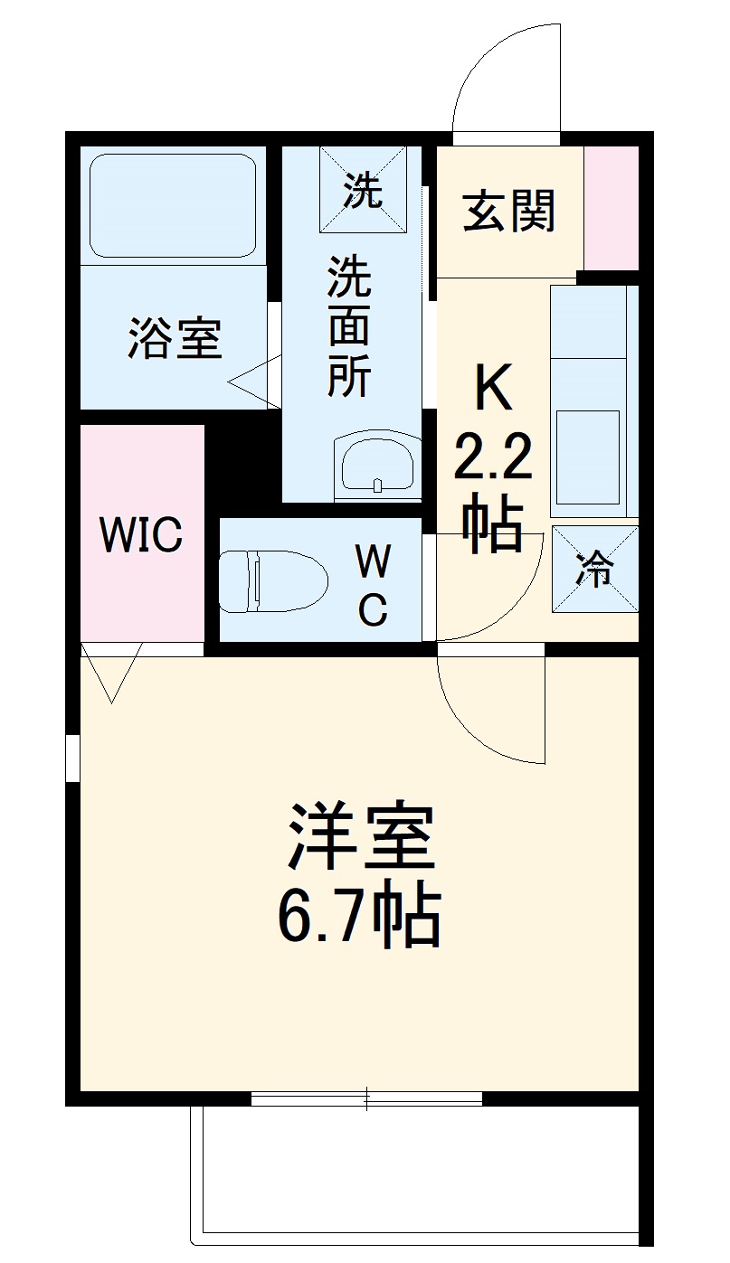 ソレアード菊名の間取り