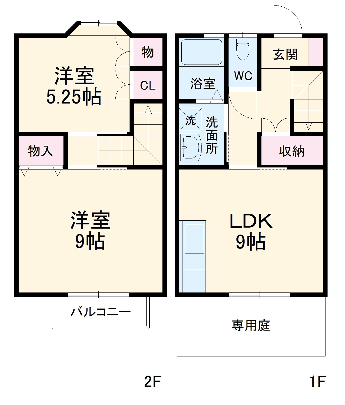 モンターニュⅡ番館の間取り